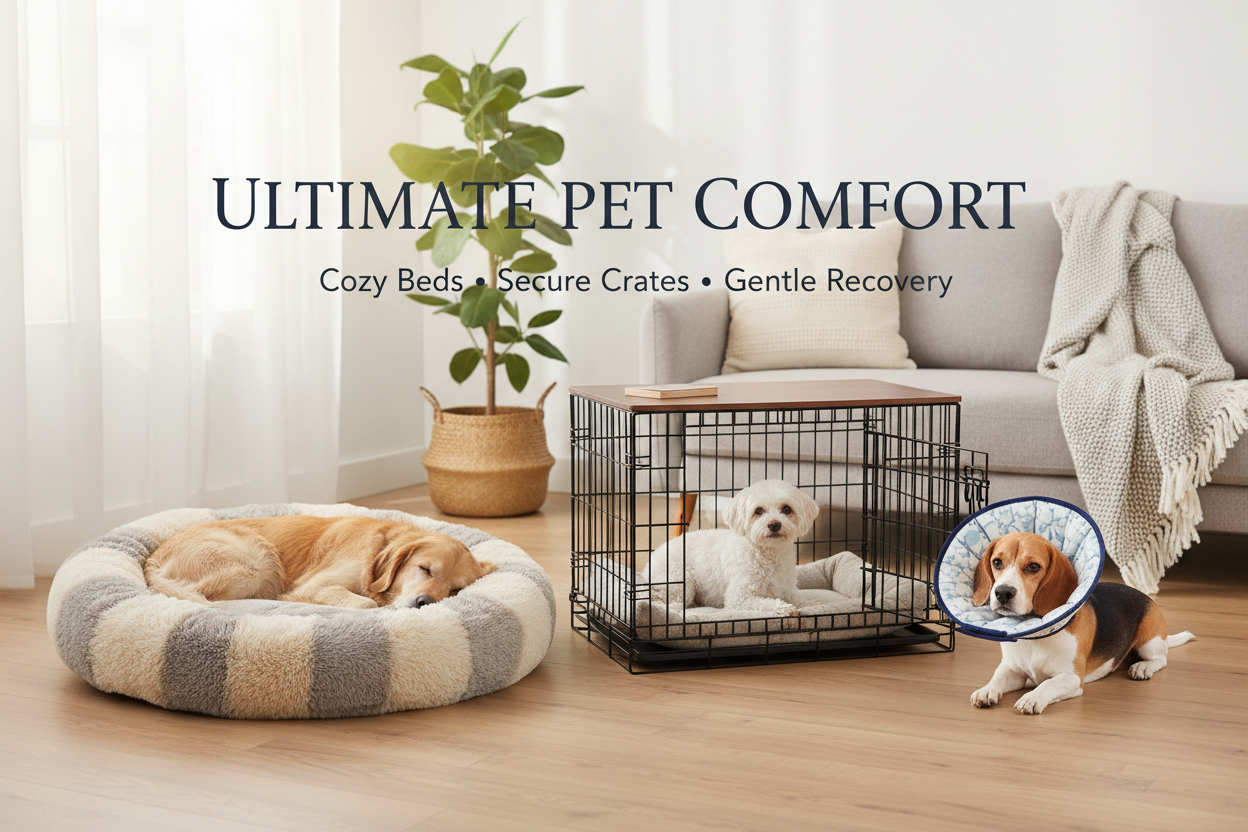 Dog Beds, Crates & Recovery