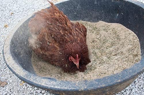Pampered Chicken Mama Floral Dust Bath with Non-GMO Herbs: All Natural Poultry Supplies for Hens Who Love Bathing in Chicken Coops - Pick Me Up Floral Dust Bath (20 pounds)