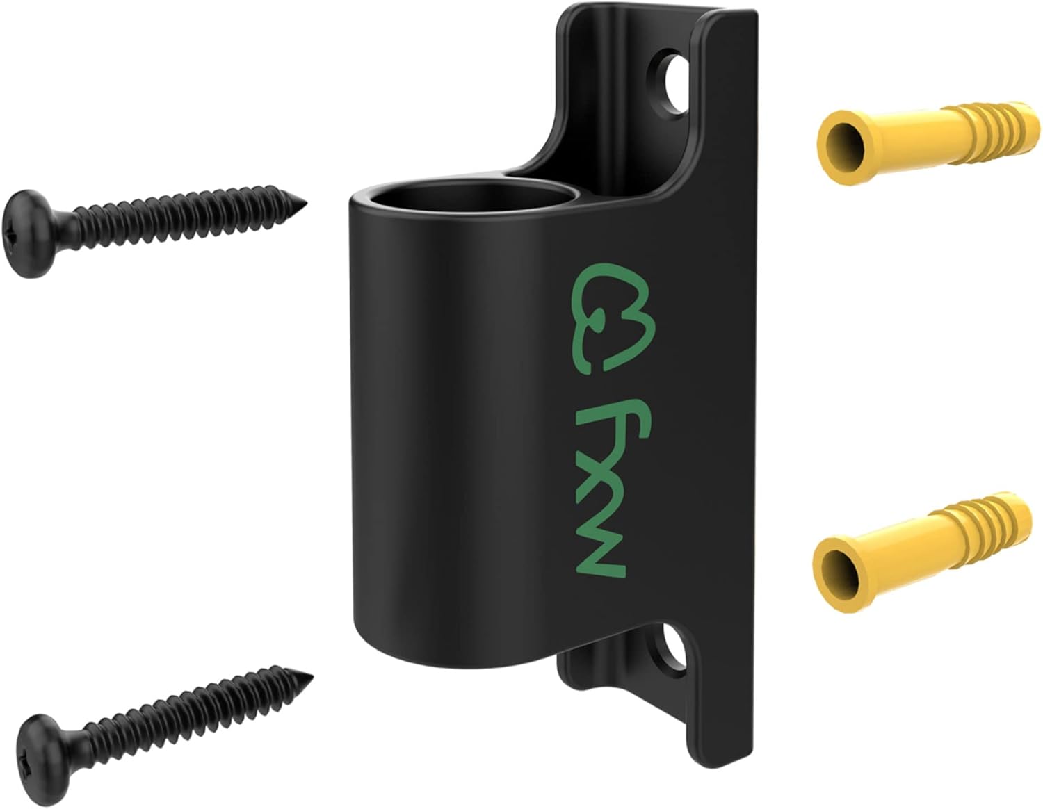 FXW Fence-to-Wall Anchor (Pack of 4) for Use with Dog Playpen in Yard, Garden, Doorways, Fireplace, Indoor/Outdoor, Fits All Heights of FXW Rollick/Homeplus/Aster Playpen, Black│Patented