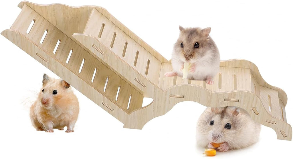 Hamster Hideout Climbing Ladder and Tunnel, Small Animal Tunnel Hideout, Ideal for Bedding Burrowing & Accessory Connecting, Effortless Assembly, Sturdy Durable, G