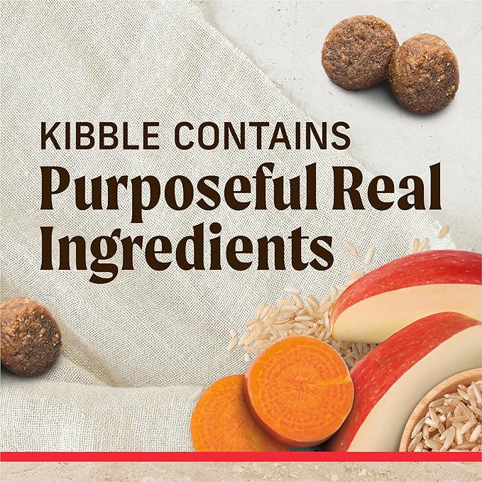 Merrick Healthy Grains Premium Adult Dry Dog Food, Wholesome And Natural Kibble With Beef And Brown Rice - 12.0 lb. Bag